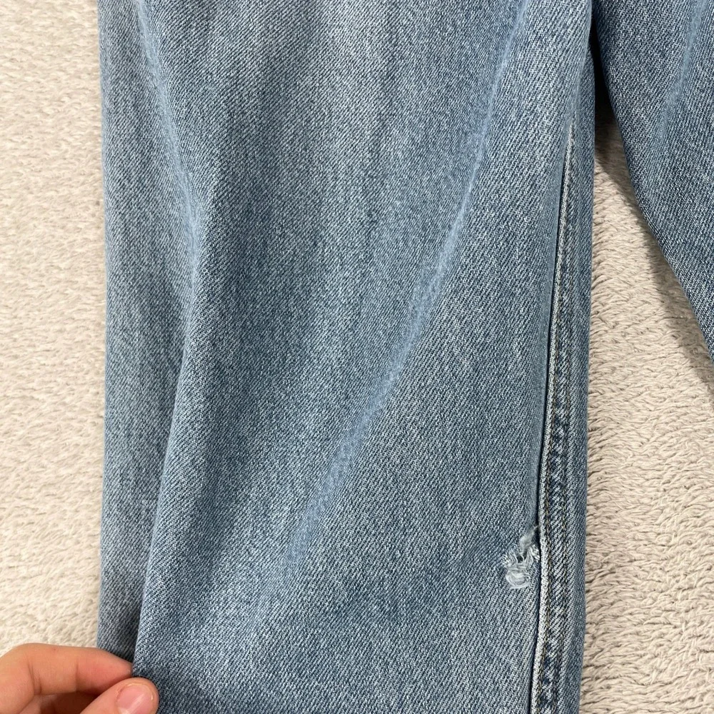 Carhartt Traditional Fit Jeans Mens 30x34 Blue Distressed Workwear Denim Pants